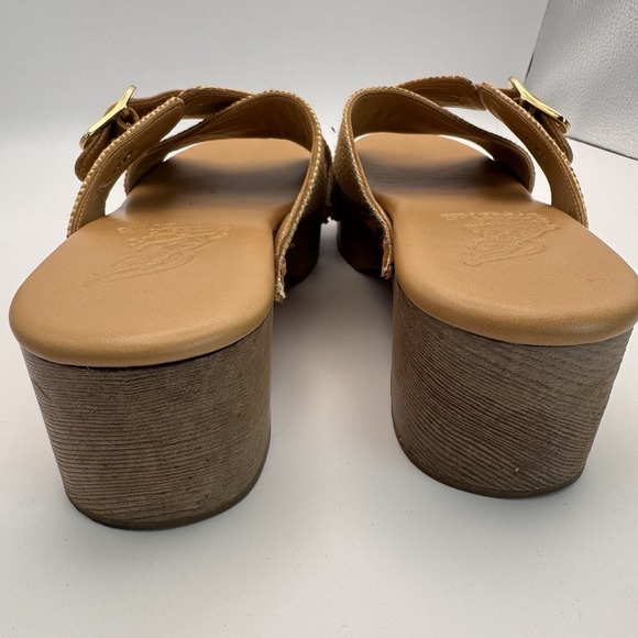 Ancient Greek Women's Clogs Beige Marilisa Sandals Size EU 37 Or US 7/6.5 - Picture 14 of 15